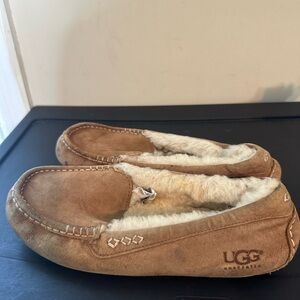 UGG Australia "Ansley" 3312 Women's Suede Moccasin Slipper Shoes Size 9